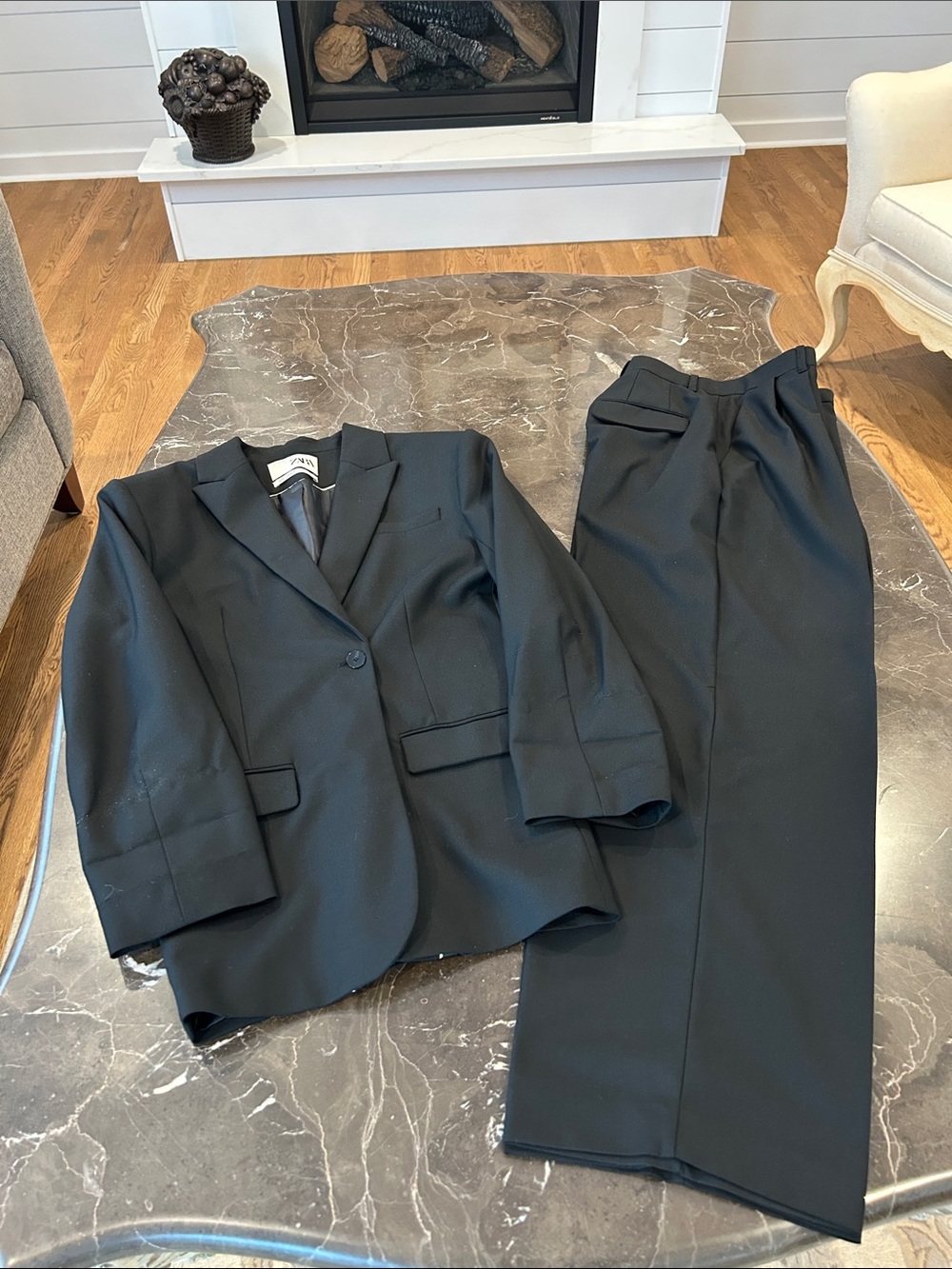 Zara Black Suit